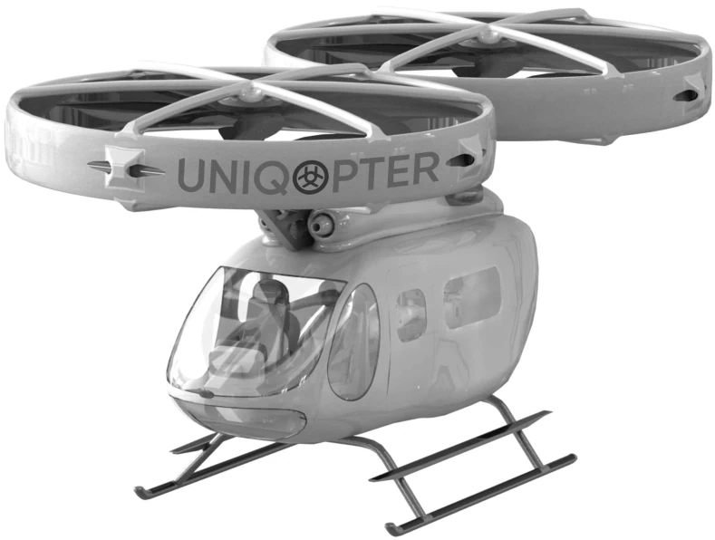 Uniqopter model 3D view